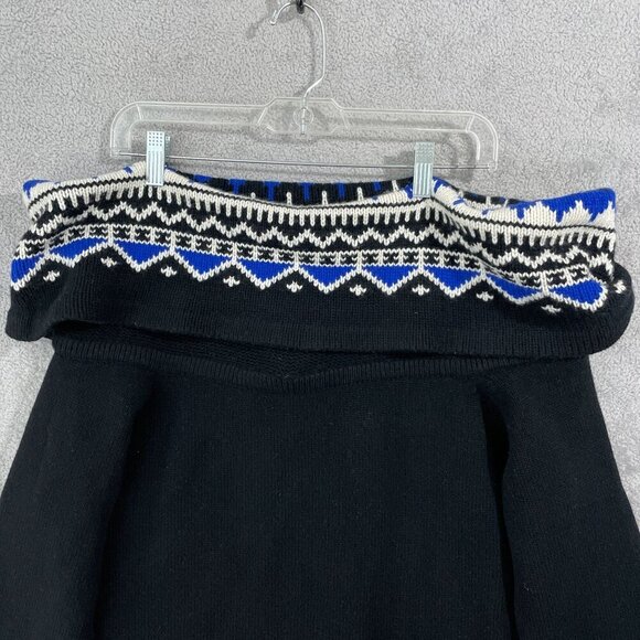 NEW Lauren Ralph Lauren Women's 1X  Off-The-Shoulder Fair Isle Sweater Dress - Picture 8 of 9